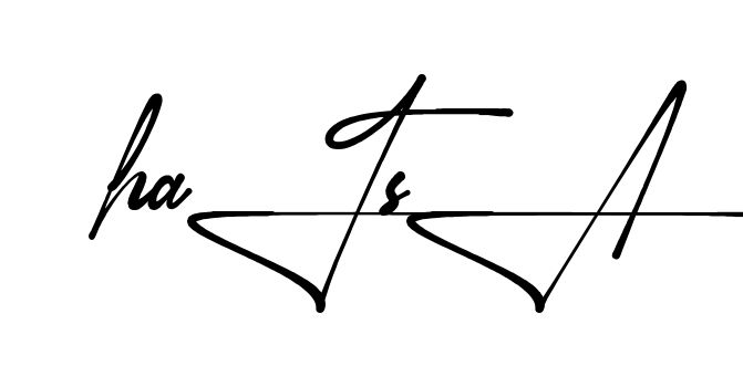 Unique Hafsa signature design