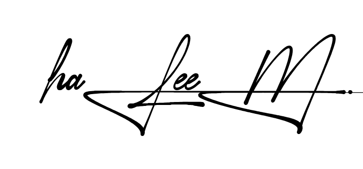 Unique Haleem signature design