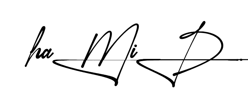 Unique Hamid signature design