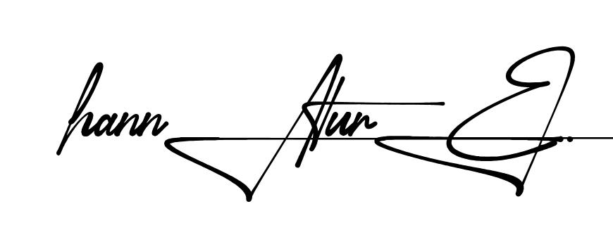 Hannan Signature handwritten-looking signature idea