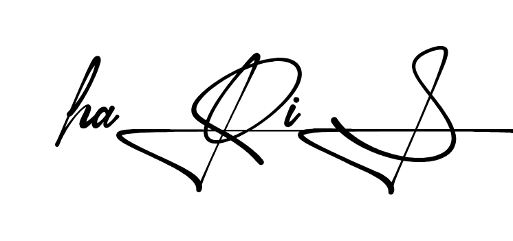 Unique Haris signature design