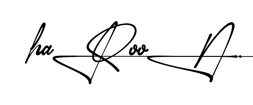 Unique Haroon signature design