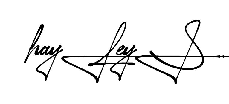 Hayley S handwritten-looking signature idea