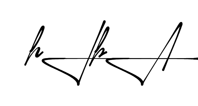 Unique Hiba signature design