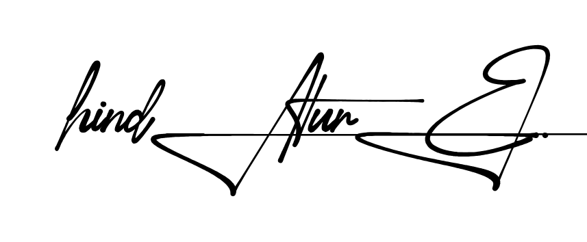 Hinda Signature handwritten-looking signature idea