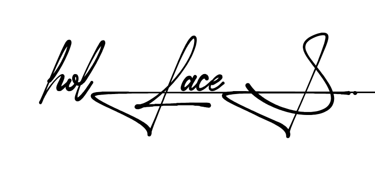 Hollace S handwritten-looking signature idea