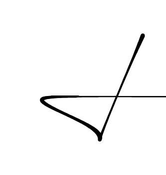 I handwritten-looking signature idea
