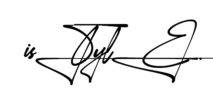 I Style handwritten-looking signature idea