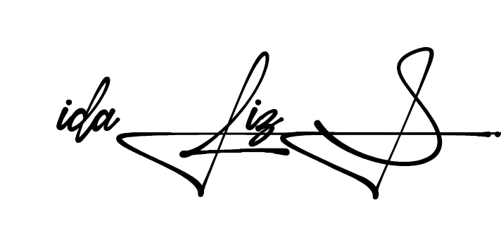 Idaliz S handwritten-looking signature idea