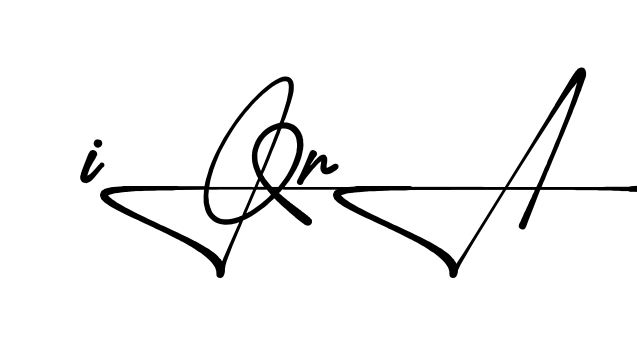 Unique Iqra signature design