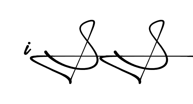 Is S handwritten-looking signature idea