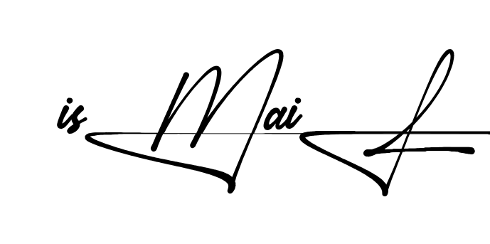 Unique Ismail signature design