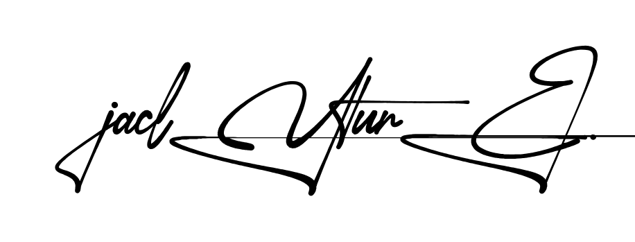 Jaclyne Signature handwritten-looking signature idea