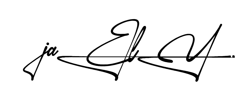 Jaely handwritten-looking signature idea