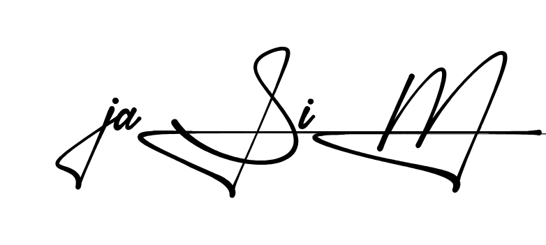 Unique Jasim signature design