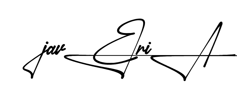 Unique Javeria signature design