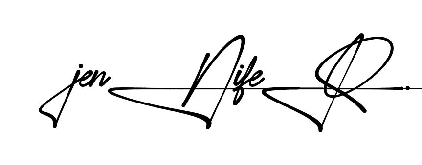 Unique Jennifer signature design