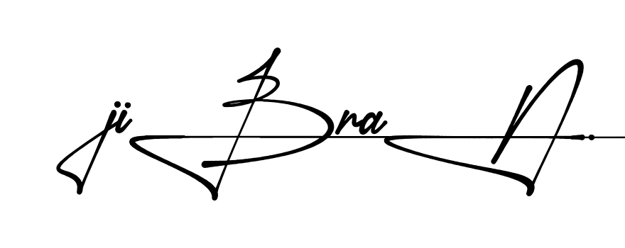 Unique Jibran signature design