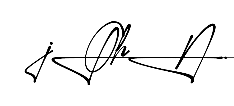 Unique John signature design