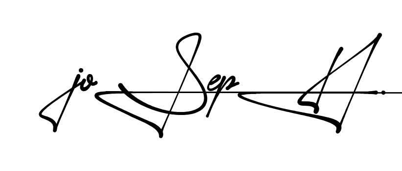 Unique Joseph signature design