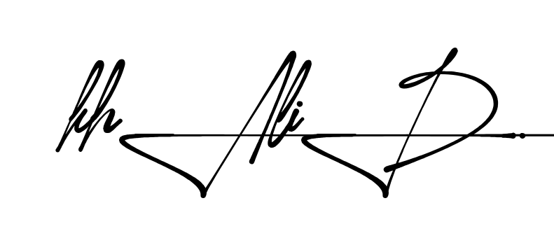 Unique Khalid signature design
