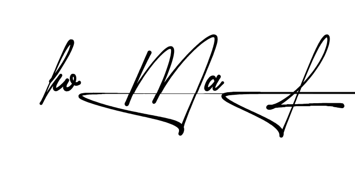 Unique Komal signature design
