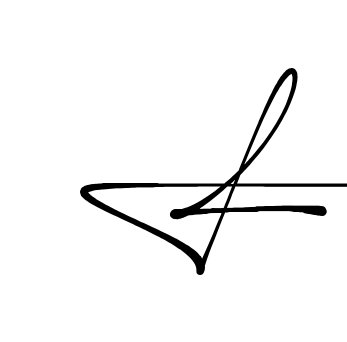 L handwritten-looking signature idea