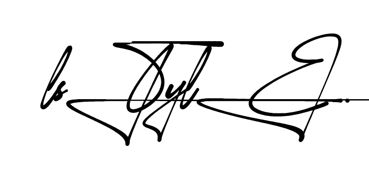 L Style handwritten-looking signature idea