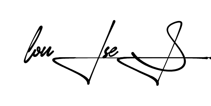 Louise S handwritten-looking signature idea