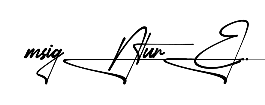 M Signature handwritten-looking signature idea