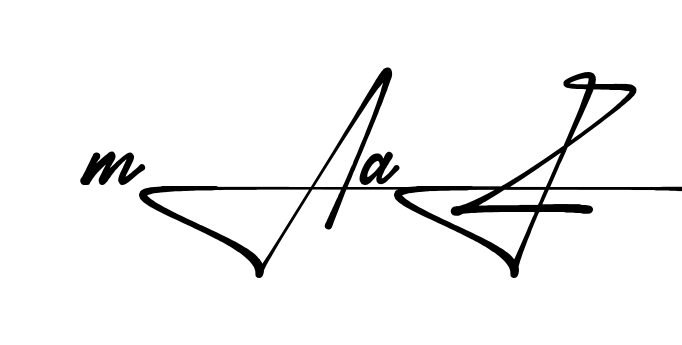 Unique Maaz signature design