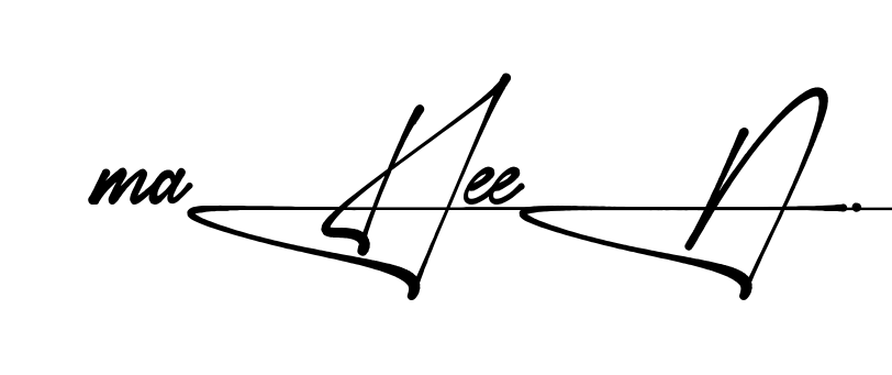 Unique Maheen signature design