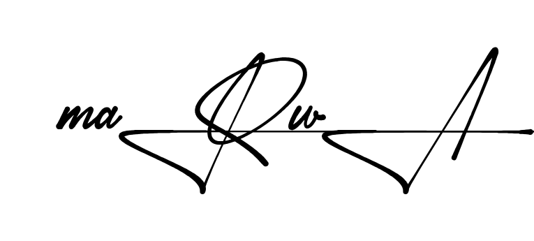 Unique Marwa signature design
