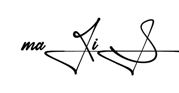 Maxi S handwritten-looking signature idea