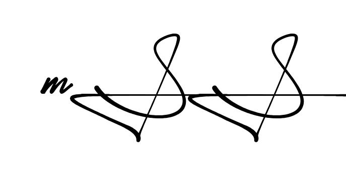 Ms S handwritten-looking signature idea
