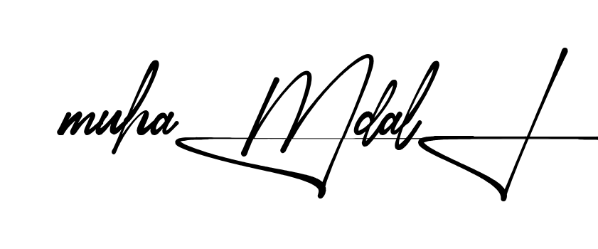 Unique Muhammad Ali signature design