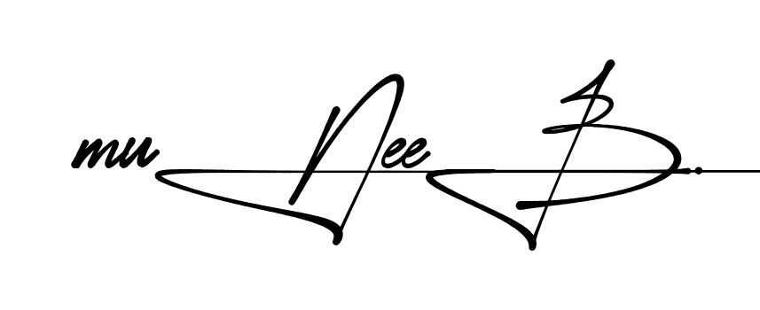 Unique Muneeb signature design