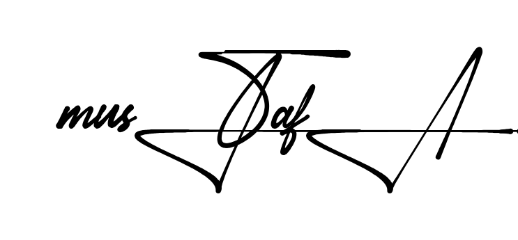 Unique Mustafa signature design