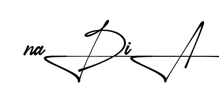 Unique Nadia signature design
