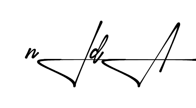 Unique Nida signature design