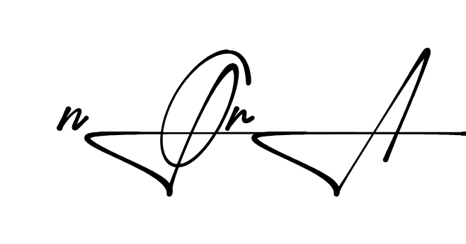 Unique Nora signature design