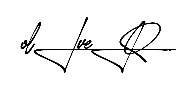 Unique Oliver signature design