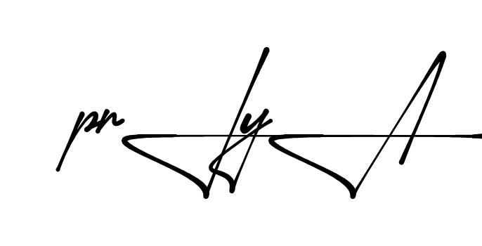 Unique Priya signature design