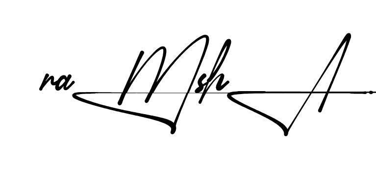 Unique Ramsha signature design