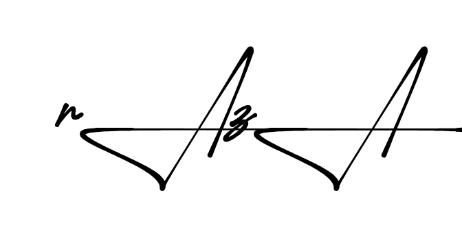 Unique Raza signature design