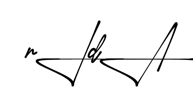 Unique Rida signature design