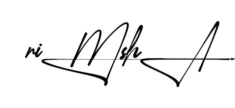 Unique Rimsha signature design