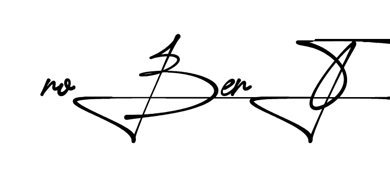 Unique Robert signature design