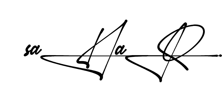 Unique Sahar signature design