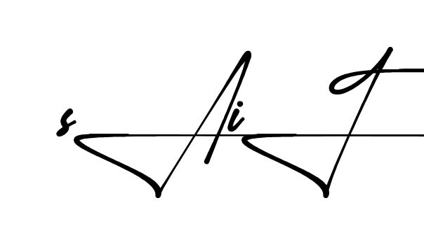 Unique Saif signature design